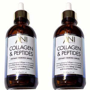 ANI Gold Collagen & Peptides Instant Firming Serum 3.75 fl oz (Set of 2)